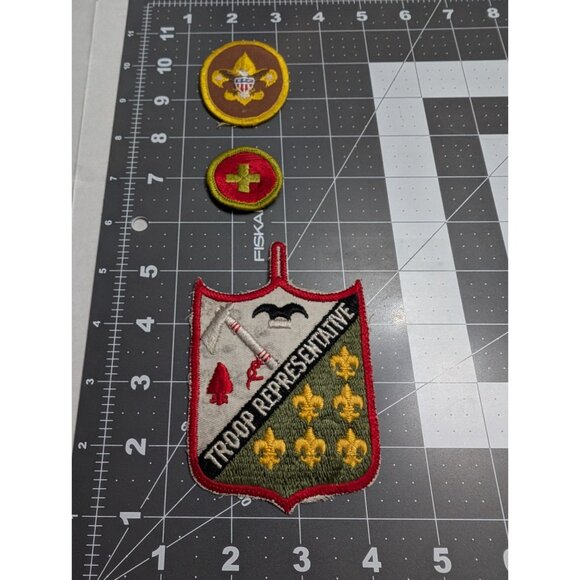 Boy Scout Lodge Silver Tomahawk Troop Repersentative lot 3 First Aid Tenderfoot - Picture 8 of 8